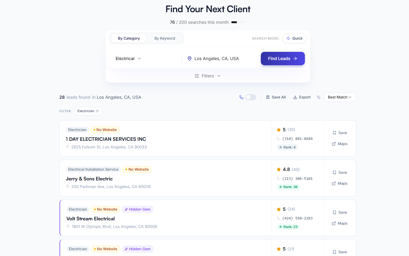 Refreshed Search Results Layout
